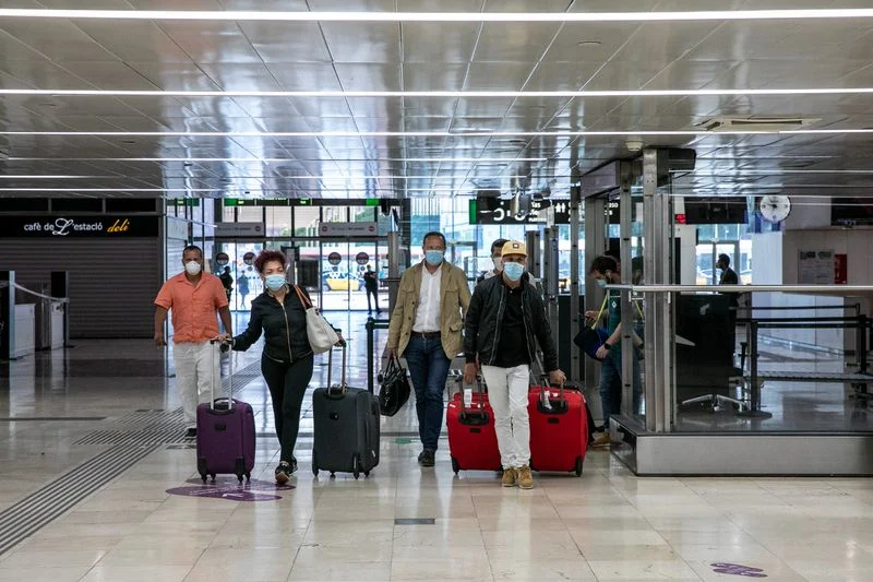 Barcelona desconfinada. Sants Estació